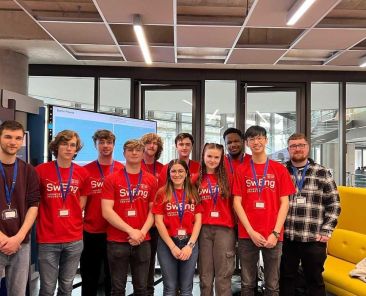 SwEng 2023 student team from Trinity College with Mersus Technologies