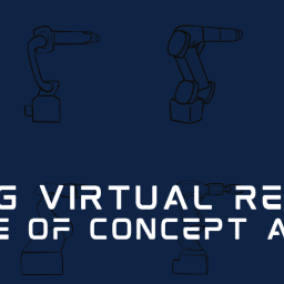 Concept Art for Virtual Reality Design with robot sketches