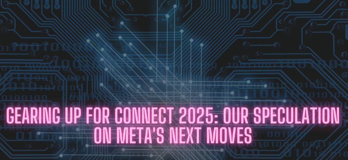 Meta Connect 2025 is coming up soon - image shows a technological background