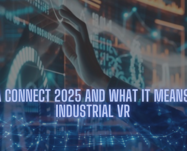 A man using VR for Industrial VR Training