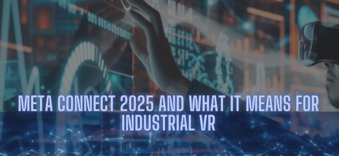 A man using VR for Industrial VR Training