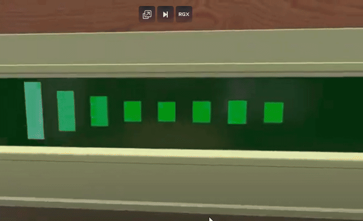 Team moosic's mixer in action at the vr game jam