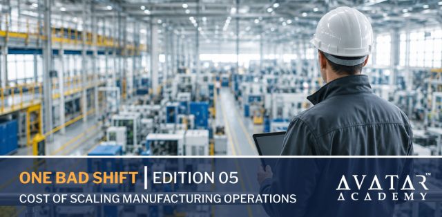 Cost of scaling manufacturing operations